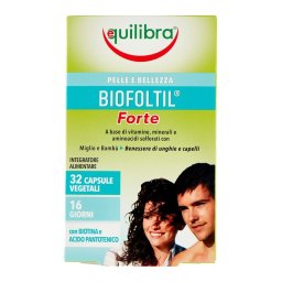 Biofoltil forte integratore per capelli e unghie 32 perle
