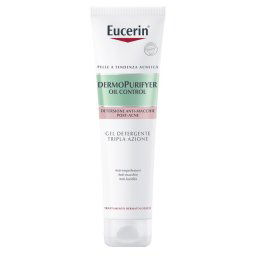 Eucerin Dermopurifyer Gel Detergente Viso Tripla Azione 150 ml