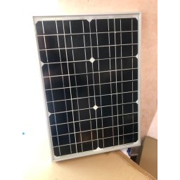 Pannello Solare Monocristallino 25W 18V 1.51A dimensioni 480*340*25mm