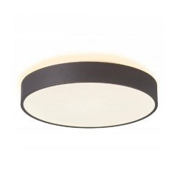 Trade Shop - Plafoniera Tonda Led 42w Cct 3000k 4000k Lampada Soffitto Parete Luce 3200lm 40cm - Nero