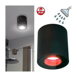 Trade Shop - Faretto Lampada Soffitto Bagno Vasca Box Doccia Portalampada Gu10 Impermeabile Ip65 -