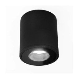 Trade Shop - Faretto Lampada Soffitto Bagno Vasca Box Doccia Portalampada Gu10 Impermeabile Ip65 - Nero