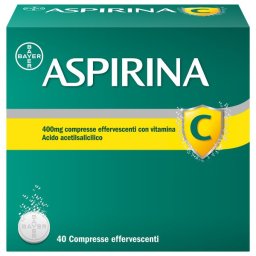 Aspirina C 40 compresse per febbre e influenza