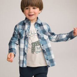 LA REDOUTE COLLECTIONS Camicia a quadri a maniche lunghe