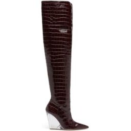 Stuart Weitzman Lucite 100 Wedge Boot - Donna Prugna 37.5