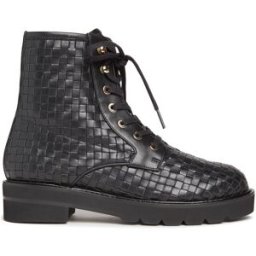 Stuart Weitzman Mila Lift Woven - Donna Nero 35.5