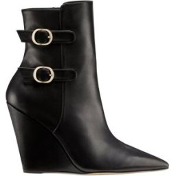 Stuart Weitzman Saloon 100 Wedge Bootie - Donna Nero 35