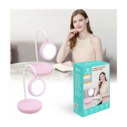 Trade Shop - Lampada Da Tavolo Design Moderno Flessibile Ricaricabile Pulsante Touch Tx-9081 -