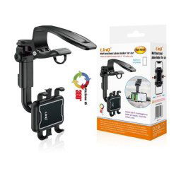 Trade Shop - Supporto Per Telefono Cellulare Multifunzionale Per Auto Rotazione Di 360° Hd1667 -