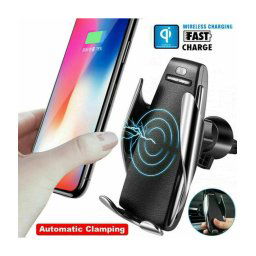 Trade Shop - Supporto Per Auto Presa Aria Con Caricabatteria Wireless Per Smartphone C-9a09 -