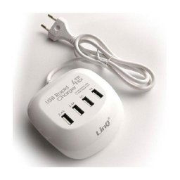 Trade Shop - Multipresa Caricatore Ricarica Rapido 20w 4 Porte Usb T-4a04 Caricabatterie Multiporta -