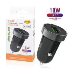Trade Shop - Caricatore Usb 18w Rapido Per Auto Cqc18w Caricabatterie Universale Accendisigari -