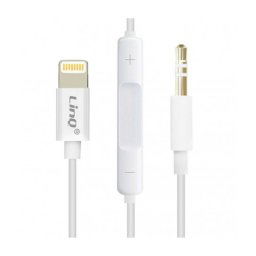 Trade Shop - Cavo Adattatore Audio Da Lightning Iphone A Aux Jack 3,5mm Maschio 1mt Ip-7726 -