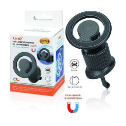 Trade Shop - Supporto Staffa Universale Magnetica Auto Presa Aria Smartphone Cellulare H3249 -
