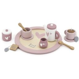 Set Da Thè Label Label Rosa