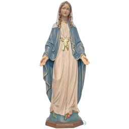 Scultura in legno Immacolata color