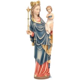 Madonna con Bambino e scettro-stile gotico color