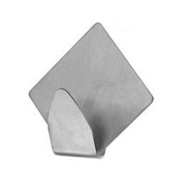 Trade Shop - Set 4pz Ganci Appendini Adesivi Parete Casa Cucina Bagno Attaccapanni Rombi 59664 -