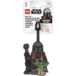 Lego Bag Tag The Mandalorian con Grogu