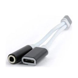 Trade Shop - Adattatore Smart 2 In 1 Type-c A Cavo Audio Stereo 3,5 Mm / Usb-c Femmina Q-a186 -