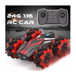 Trade Shop - Macchina Telecomandata Radiocomandata Per Bambini Rc Auto Acrobazie Drift Q-rc25 -