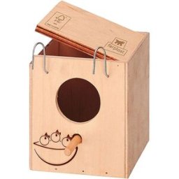 FERPLAST Nido in Legno per Uccelli XS