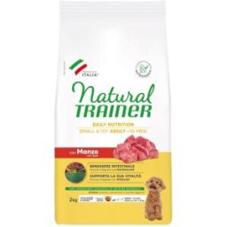 NATURAL TRAINER Adult Small & Toy con Manzo 2KG