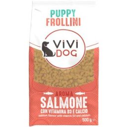 VIVI Dog Puppy Biscotti Frollini 500G SALMONE