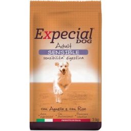 EXPECIAL Dog Adult Sensible Agnello e Riso 3KG