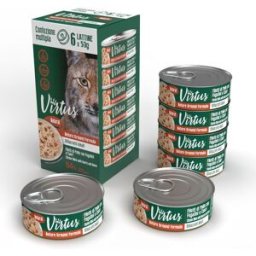 VIRTUS Cat Natural Multipack 6X50G POLLO CON FEGATINI