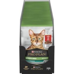 PURINA PRO PLAN Sterilised Cat Busta Multipack 26X85G MANZO