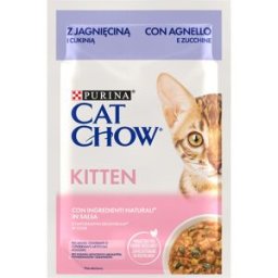 CAT CHOW Kitten Busta Multipack 26x85G AGNELLO E ZUCCHINE