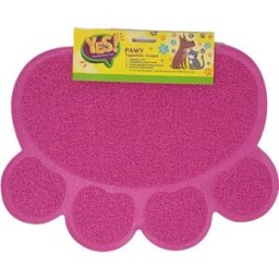 YES Tappetino Zampa per Lettiera Gatto ROSA