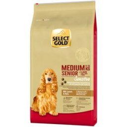 SELECT GOLD Sensitive Medium Senior con Agnello e Riso 12KG