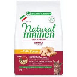 NATURAL TRAINER Gatto Adult Pollo 3KG