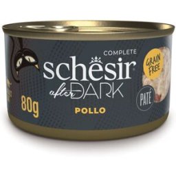 SCHESIR After Dark Patè Cat Lattina Multipack 12x80G POLLO
