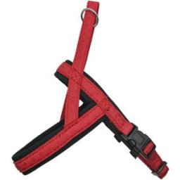 LOVEDI Lovedì Pettorina Similpelle Svedese Rossa L