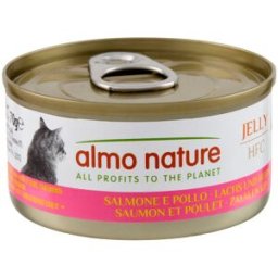 ALMO NATURE HFC Jelly Cat Lattina Multipack 24x70G SALMONE E POLLO