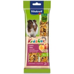 VITAKRAFT Snack Kracker con Frutta e Fiocchi di Cereali per Porcellini d'India 112G