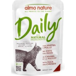 ALMO NATURE Daily Cat Busta Multipack 30x70G POLLO E ANATRA