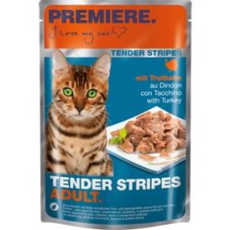 PREMIERE Tender Stripes Cat Busta Multipack 28x85G TACCHINO