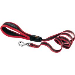 FERPLAST Guinzaglio Ergocomfort Rosso/Nero S