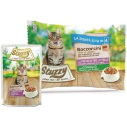 STUZZY Cat Busta Multipack 4x85G VITELLO E CONIGLIO