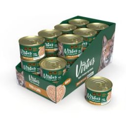 VIRTUS Cat Natural Lattina Multipack 24x150G PETTO DI POLLO