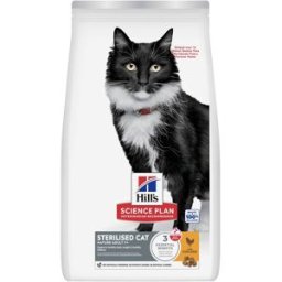 HILLS Hill's Science Plan Mature Sterilised Alimento Secco per Gatti al Pollo 1.5KG