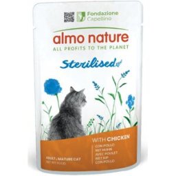 ALMO NATURE Cat Holistic Sterilised Busta Multipack 30x70G POLLO