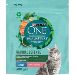 PURINA ONE Cat DualNature Crocchette Salmone 400G