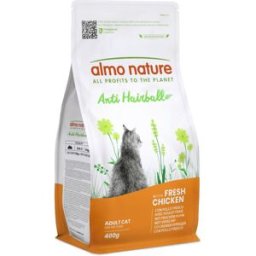 ALMO NATURE Cat Holistic Hairball Pollo e Riso 400G