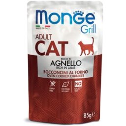 Monge Grill Cat Busta Multipack 28x85G AGNELLO