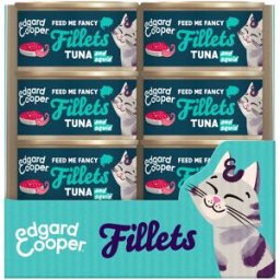 EDGARD COOPER Edgard & Cooper Cat Lattina Multipack 24x70G TONNO E CALAMARI